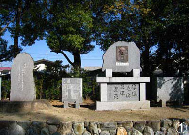 藤田神社　藤田氏石碑の写真